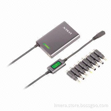 45W Ultra-slim Universal Laptop AC Adapter without LCD Display, Portable Design, Thickness is 15mm